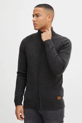 Produktbild von 11 Project PRNoldi Herren Strickjacke Cardigan Grobstrick mit hochabschließendem Kragen