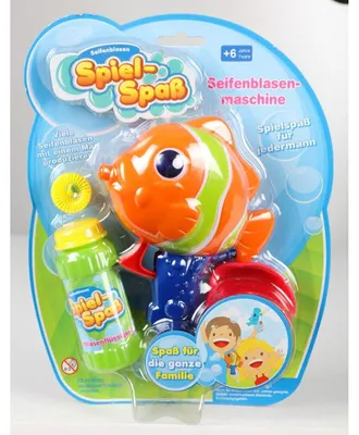 Produktbild von 6x Seifenblasen Maschine Bubble 60ml Flüssigkeit Kinder Spielzeug Mitgebsel