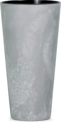 Produktbild von NABBI Blumentopf aus Kunststoff DTUS250E 25 cm - grauer Beton