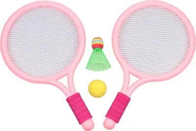 Immagine prodotto di Merco Multipack 2 set Racchette giochi di palla set di mazze con palline rosa