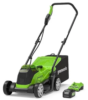Image de Tondeuse sans fil Greenworks GD24LM33K4 - 2516107UB - kit chargeur + batterie 4 Ah