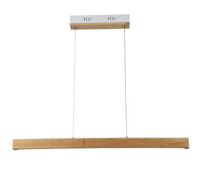 Produktbild von LED Hängeleuchte, Holz braun, L 80 cm