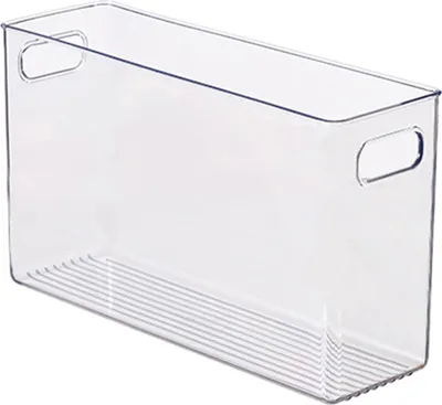 Produktbild von Aufbewahrungsbox, platzsparend, für Kühlschrank, Speisekammer, Arbeitsplatten, Küche, transparenter Aufbewahrungs-Organizer für den Haushalt