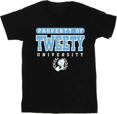 Produktbild von Looney Tunes - "Property Of University" T-Shirt für Herren BI35185 (L) (Schwarz)