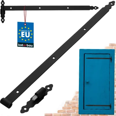 Zdjęcie produktu dla KOTARBAU® Zawias do żaluzji 800 mm Zawias kulowy Zawias do bramy Zawias do drzwi Zawias do bramy ogrodowej Zawias do żaluzji Zawias lewy prawy
