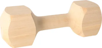Produktbild von Dingo Hundespielzeug Apport aus Holz Apport für Gehorsam Obedience Spiel, Spaß und Hundetraining 400 G.