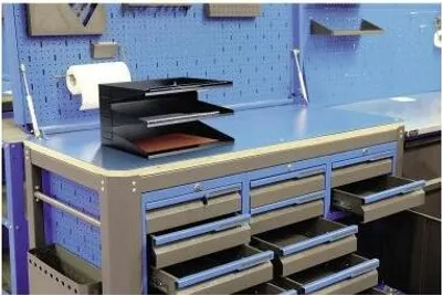Productafbeelding van DURABLE sorteerstation 335901, formaat A4, 3-delig, metaal, zwart