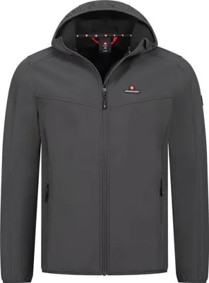 Produktbild von Höhenhorn Alpberg Herren leichte Softshell Jacke Outdoor Grau Gr. XXL