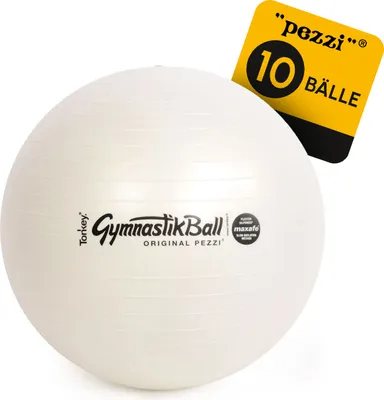 Produktbild von 10 Original Pezzi® Gymnastikball MAXAFE - platzsicher - perlweiß