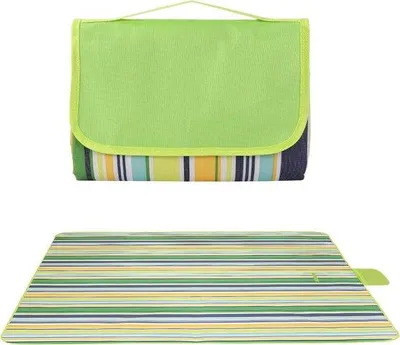 Produktbild von Famanu Picknickdecke 200 x 200 cm - Wasserfest, Tragbar, Faltbar
