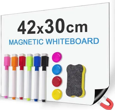 Produktbild von Famanu Magnetisches Whiteboard A3 - Wöchentlicher Organizer und Memo Board
