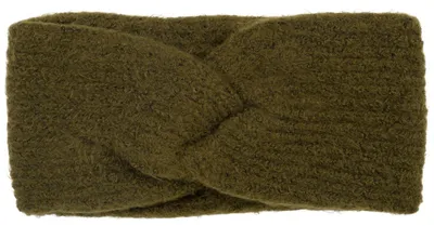 Produktbild von styleBREAKER Damen Strick Stirnband mit Twist Knoten und Rippenmuster einfarbig, warmes Winter Haarband, Headband 04026072