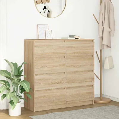 Zdjęcie produktu dla vidaXL Kredens dąb sonoma 100x35x99 cm materiał drewnopochodny