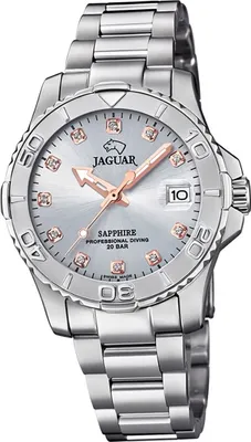 Produktbild von Jaguar Edelstahl Damen Uhr Analog Fashion silber Cosmopolitan D2UJ870/2