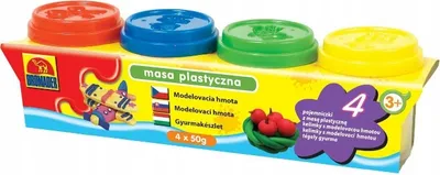 Zdjęcie produktu dla Masa plastyczna 4 tuby 43013 DROMADER