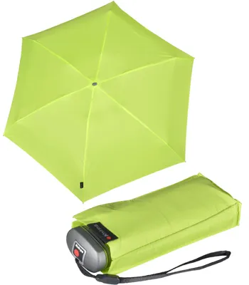 Produktbild von Knirps mini Taschenschirm Travel mit UV-Schutz - lime – lime - UV-Schutz