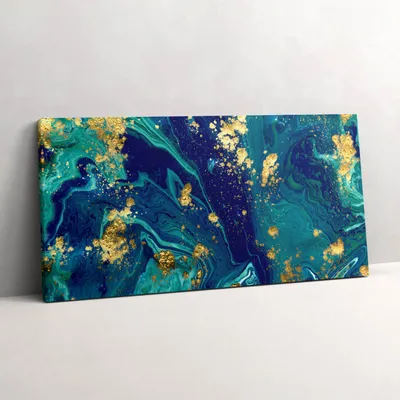 Produktbild von Moderne Kunst, Abstraktion – Leinwandbild Wandbild – 100x50 cm – Leinwandbilder – Wandbilder – Schlafzimmer – Flur