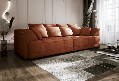 Produktbild von DOMO-HOME Duża sofa TIGA z elektrycznie rozkładanymi siedziskami 302x136cm| Stylowa i luksusowa | Nowoczesny design do Twojego salonu | Wygodna sofa rozkładana | Kolor brązowy | APHRODITE