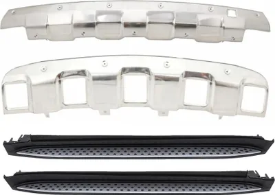 Produktbild von Trittbretter Seitenschritte für MERCEDES ML W164 05-08 Unterfahrschutz Off Road.