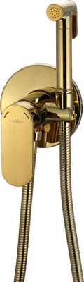Produktbild von Mexen Milo Unterputz-Bidetarmatur mit Anbausatz, gold - 7599350-50