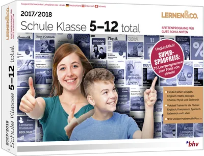 Produktbild von 2017/2018 Schule Klasse 5-12 total