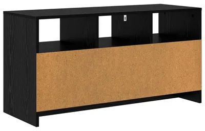Imagen del producto de Mueble de televisión de 102 x 37,5 x 52,5 cm, color con aspecto de roble