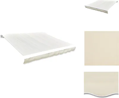 Produktbild von vidaXL Markisenbespannung Canvas Creme 6x3 m (ohne Rahmen) -  Markisen