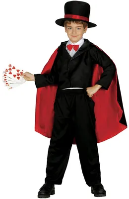 Zauberer Kostüm Kinder – Hut, Umhang, Jacke & Hose