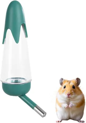 Produktbild von Wasserflasche für kleine Tiere, 125 ml, aus Edelstahl, tropffrei, für Nager