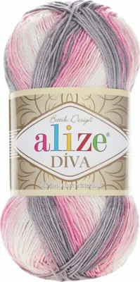 Produktbild von Alize Diva Batik 3245 Strickgarn