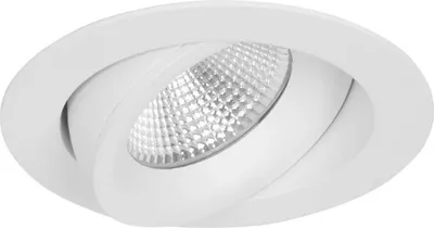 Obrázok produktu pre LED vstavané svetlo Junistar Lux isosafe 7W 560lm 3000K biela okrúhla CRI 98 stmievateľné IP44