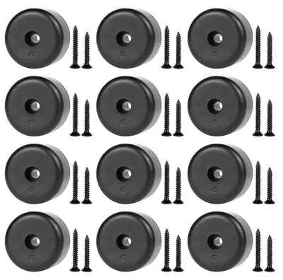 Produktbild von 12 Möbelbeine, rund, Ø 40 x H 25 mm, für Möbel