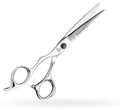 Immagine prodotto di Forbici da parrucchiere PREMAX per mancini - Linea Suprema 85554 Acciaio al cobalto 6