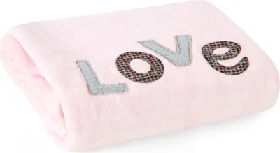 Produktbild von Decke LOVE1 rosa 150x200 cm rosa