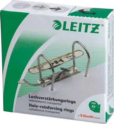 Produktbild von Leitz - Verstärkungsringe Leitz 1706 Plastik | Packen Sie ein 500 Stück | 10 Stück