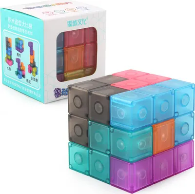 Obrázok produktu pre Silné magnetické Magic Cube Assemble Puzzle Toy pre deti darčeky Ako je uvedené