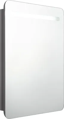 Immagine prodotto di vidaXL Mobile specchio bagno LED Grigio lucido 60x11x80 cm