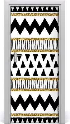 Produktbild von Tulup Türaufkleber 85x205 cm Dekorative Aufkleber Selbstklebend Wasserdichte Tapete Abnehmbar Schlafzimmer Wohnzimmer Wohnkultur - Ethnizität