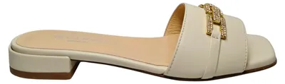 Productafbeelding van BALDININI D5F102P2NAPP0030: Dames sandalen, gemaakt van wit leer