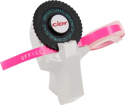 Obrázok produktu pre Mini prenosný ručný štítkovač DIY 3D reliéfny štítkovač tlačiareň písací stroj s plastovou PVC 9 mm páskou na štítky štítkovací stroj