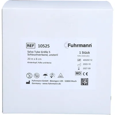 Image de Tuyau flexible Fuhrmann, 20 mètres x 8 cm, taille 5, Salva Tube, 1 pièce. Attache