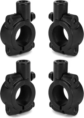 Immagine prodotto di Adattatori per specchietti retrovisori per motocicletta - Set di 4 - Supporti per specchietti da 22 mm - Regolabili universalmente.