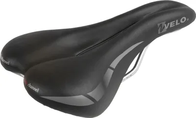 Produktbild von Velo Wide:Channel, Fahrradsattel, Track, Unisex, Schwarz, Einfarbig, 17,5 cm