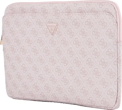 Obrázok produktu pre NONAME GuessPolyuretán4G Triangle Logo Obal pro Notebook 14'' Pink