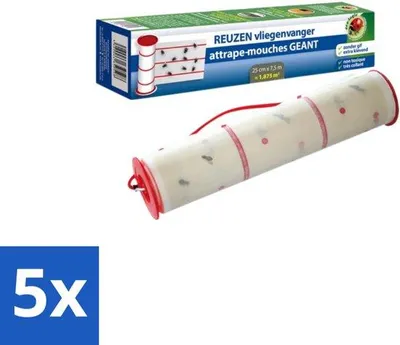 Image de Grands filets anti-oiseaux - Protection contre les oiseaux - 7,5 × 0,25 m - Lot de 5