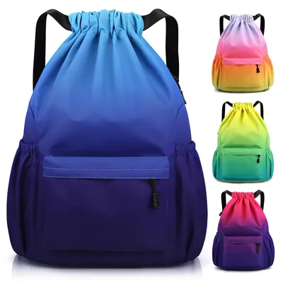 Produktbild von Solidchoice – Wasserdichter Rucksack mit Kordelzug – Große Kapazität für Sport und Reisen