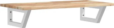 Produktbild von vidaXL Waschbeckenregal Wandmontage Stahl und Akazienholz