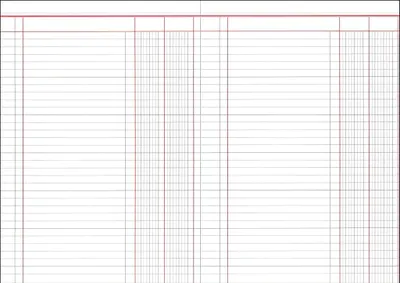 Produktbild von RNK Spaltenbuch A4 30Bl 2 Geldspalten 1 Seite