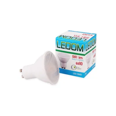 Produktbild von 1x GU10 7W LED Leuchtmittel 581 Lumen Spot Strahler Einbauleuchte Energiesparlampe Glühlampe 4000K Neutralweiß