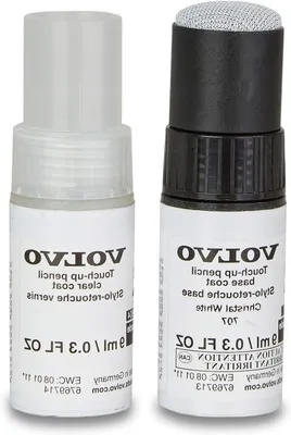 Productafbeelding van Lakstift Set - Reparatielak Pen - Auto Lakschade Herstellen - Originele Kleurcode - 18 ml - Christal White Pearl